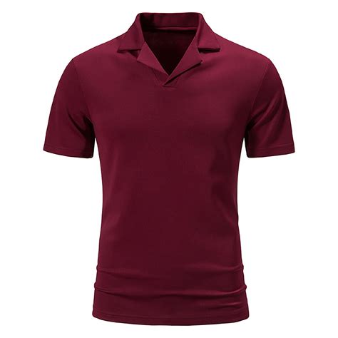 Adviicd Polo Golf Shirts For Men Mens Short Sleeve Polo Shirts Casual Slim Fit Zipper Plaid