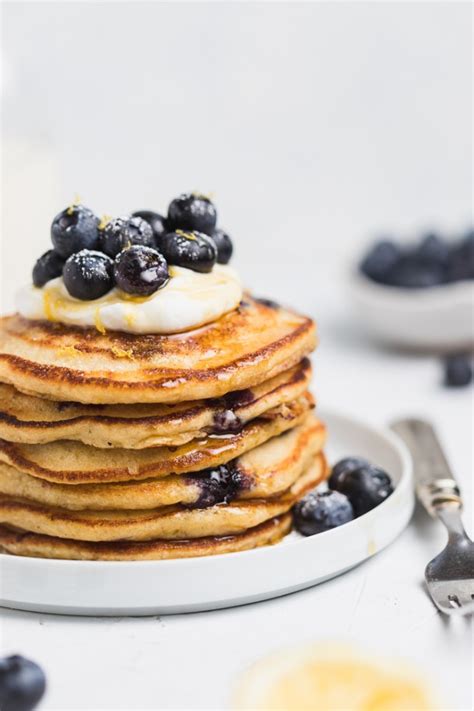 Lemon Blueberry Ricotta Pancakes Danilicious