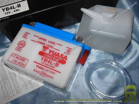 Battery YUASA YB4L-B 12v 4.2Ah (acid with maintenance) for motorcycle ...