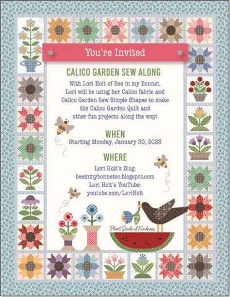 Riley Blake Designs Calico Calico Garden Quilt Kit