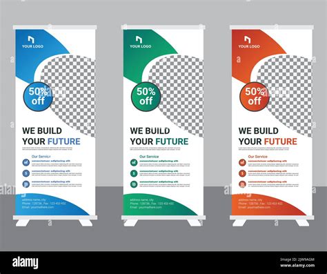 Roll Up Banner Design Template Modern Xbanner Rull Up Design Golf