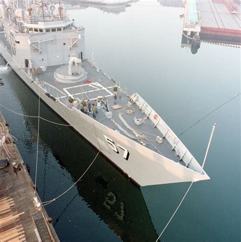 A Starboard Bow View Of The Guided Missile Frigate Uss Reuben James