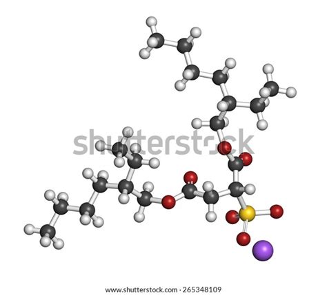 Docusate Sodium Dioctyl Sodium Sulfosuccinate Stool Stock Illustration 265348109 Shutterstock