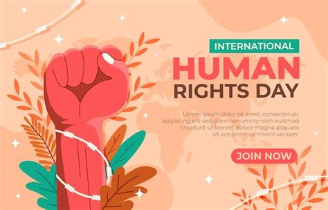 Premium Vector Human Rights Day Poster