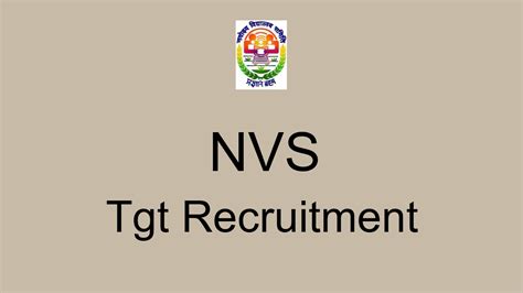 NVS TGT Recruitment 2022 Apply Online For 584 Posts