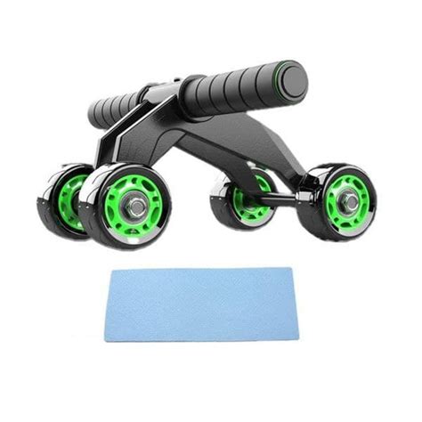 AB Wheel Roller- 4 Wheel AB Roller with Knee Protection Pad - StayHit ...