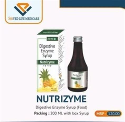 Digestive Enzyme Syrup Non Prescription Treatment Medical Purpose At