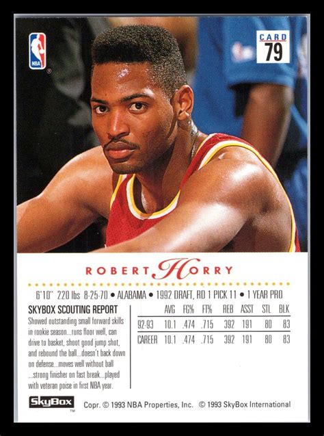 Skybox Premium Robert Horry Ebay