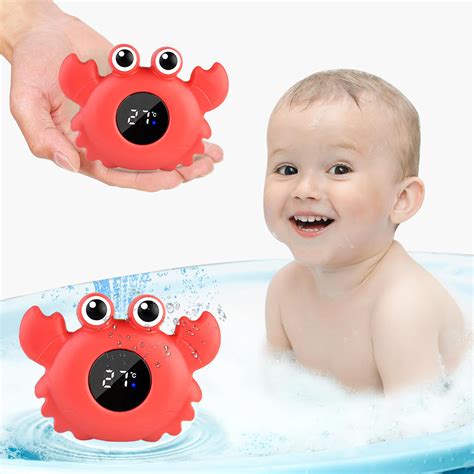 Baby Bath Thermometer with Room Temperature - Bath LED Temperature ...