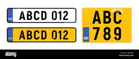 United Kingdom Number Plate Licence Registration British Number Plate