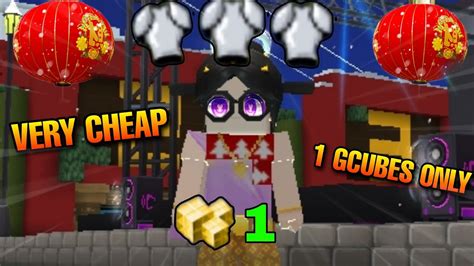 1 Gcubes Chinese Girl Skin In Blockman Go 🤯 So Cheap But Overpowered Blockman Go Youtube