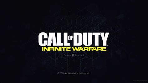 Call Of Duty Infinite Warfare Main Menu Theme YouTube