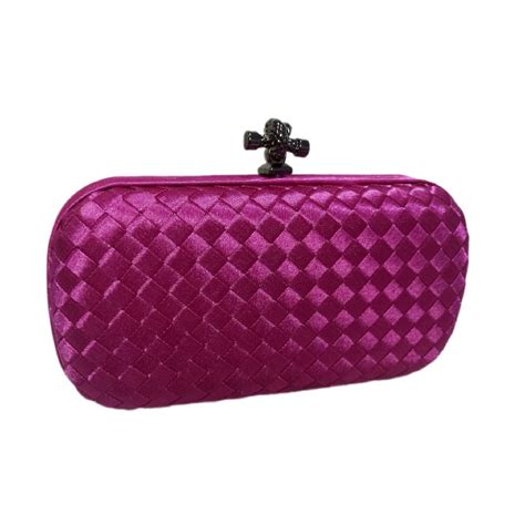 Bolsa De Festa Clutch Cetim Inspired Pink Fucsia Submarino