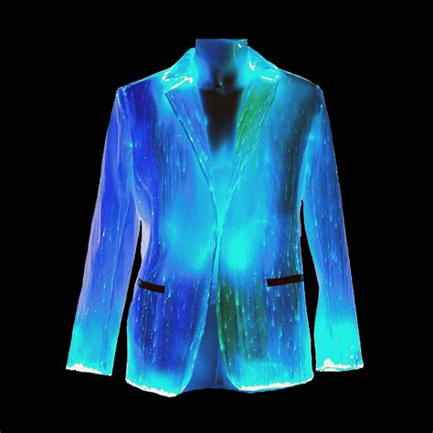 Fiber Optic Light Up Jacket For Men Light Up Wear