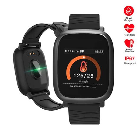 Fitness Sport Watch Touch Pedometer Heart Rate Monitor Blood Pressure ...