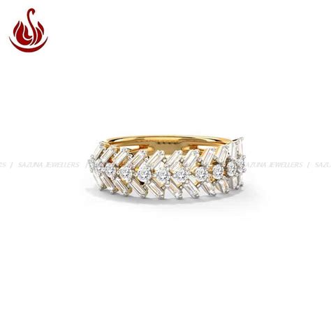 Sazuna Classic Baguette Band Sazuna Jewellers