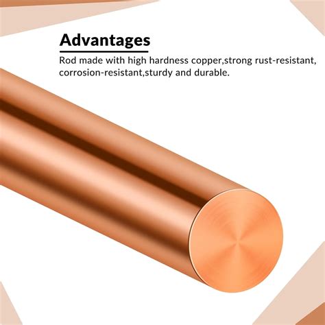 Copper Flat Bar / Copper Busbar / Copper Rod Round Bar C11000 T2 Cu-dhp