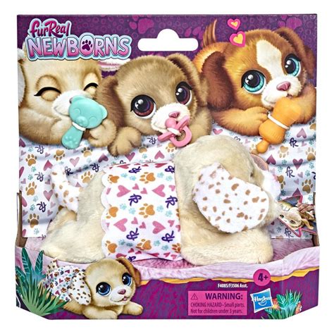 Furreal Newborns Puppy Interactive Animatronic Plush Toy Electronic