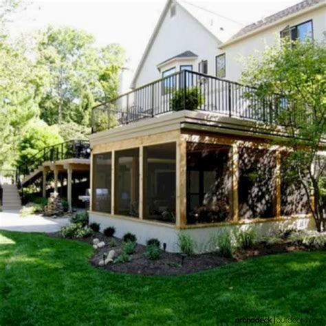 Patio Under Decks Decks And Porches Back Patio Screened Porch