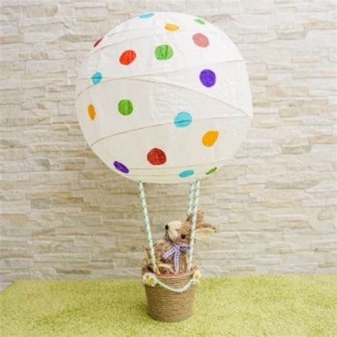 Hot Air Balloon Easter Basket Personalised Name Helium Hot Air Balloon