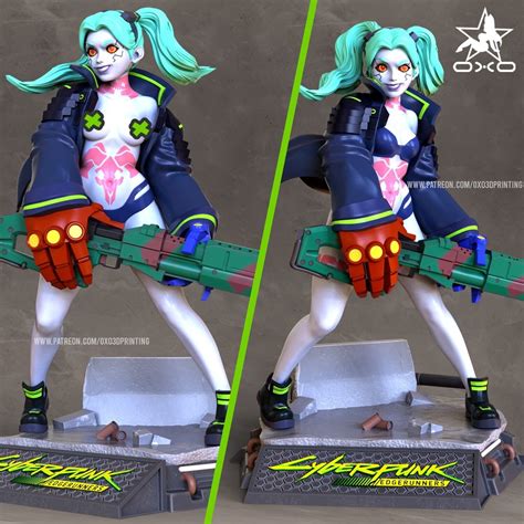 Figure Rebecca Cyberpunk Edgerunners 1 7 Scale Garage Kit Resin Etsy