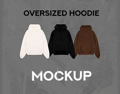 Check out new work on my @Behance profile: "Oversized Hoodie Mockup ...