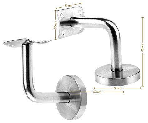 X Stainless Steel Handrail Brackets Hand Rail Bracket Support Stair