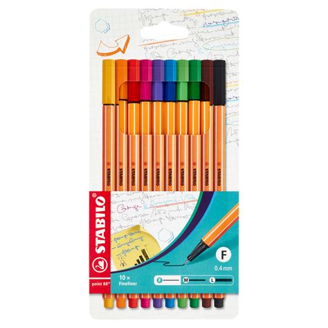 STABILO Point 88 Penna Fineliner Astuccio Da 6 Pz Fluo Carrefour