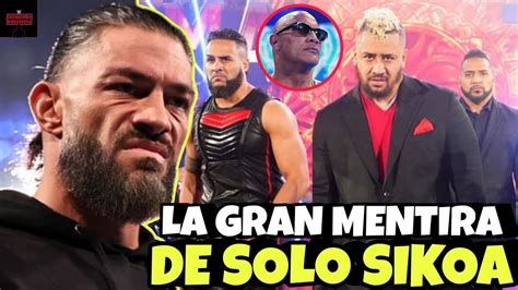 La GRAN MENTIRA De Solo Sikoa Roman Reigns Le Dió El Puesto Del JEFE