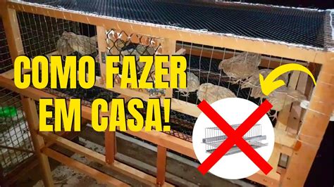 COMO FAZER VIVEIRO PARA CODORNAS GAIOLA PARA CODORNAS YouTube