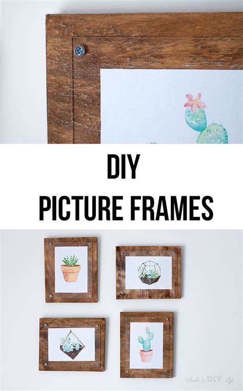 Easy DIY frames using plywood and plexiglass. Makes a great way to ...