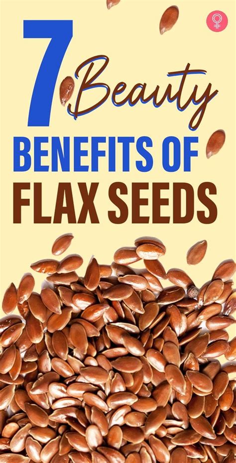 Flax Seeds Benefits Diy Face Masks For Beautiful Skin Seeds