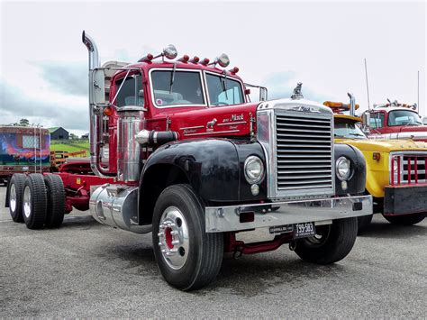 Supercharged Mack B Semi Tractor Taken At The Aths Flickr