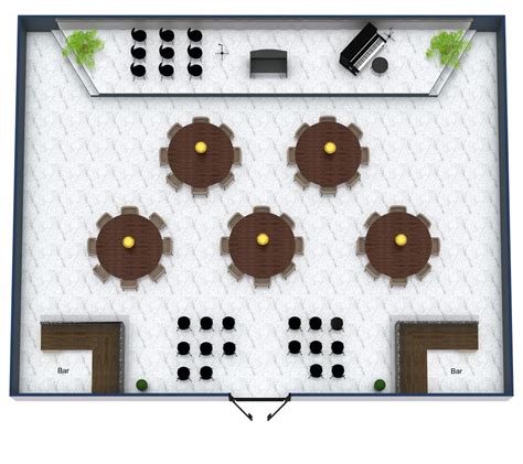 Elegant Concert Hall Plan for Small Ensemble