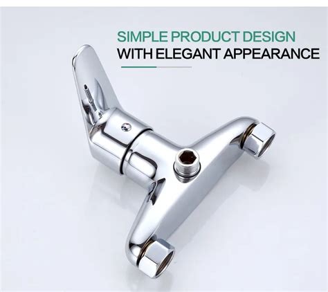 Bathroom Double Diverter Hot Cold Water Bath Shower Mixer Buy Shower