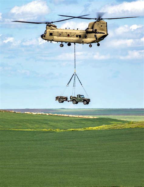 Pictured is a US Army Chinook helicopter...