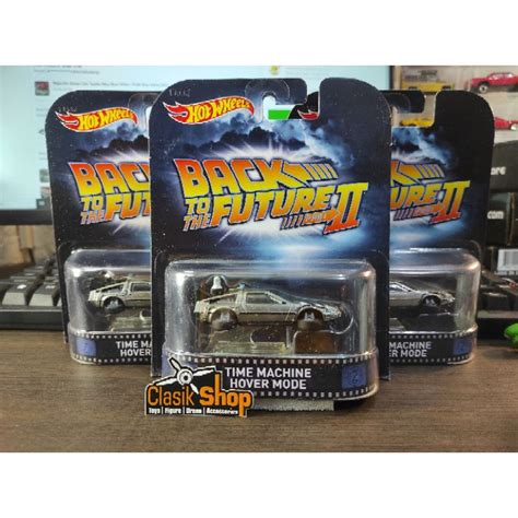 Hot Wheels Back To The Future Retro Time Machine Hover Mode Entertainment Premium Hotwheels