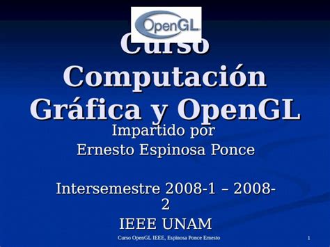 PPT Curso Computación Gráfica y OpenGL DOKUMEN TIPS