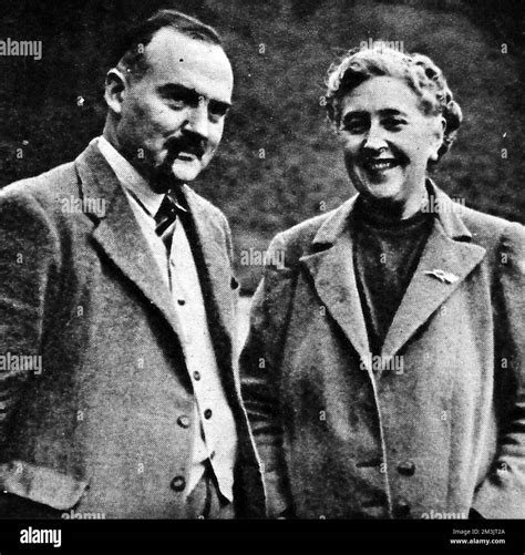 Agatha Christie (1890 - 1976), thriller writer and her husband, Max ...