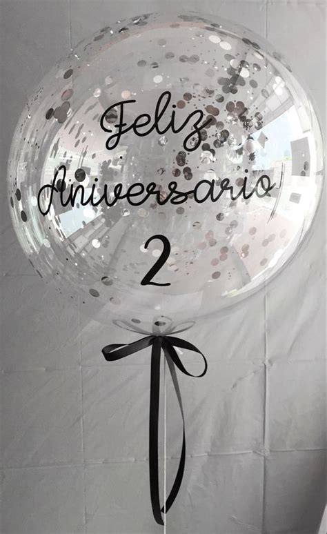 Globo Feliz Aniversario Globos Personalizados Globos Burbuja Globos