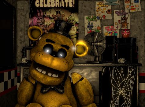 Golden Freddy Fnaf 1 by GrrChinmanLarge on DeviantArt