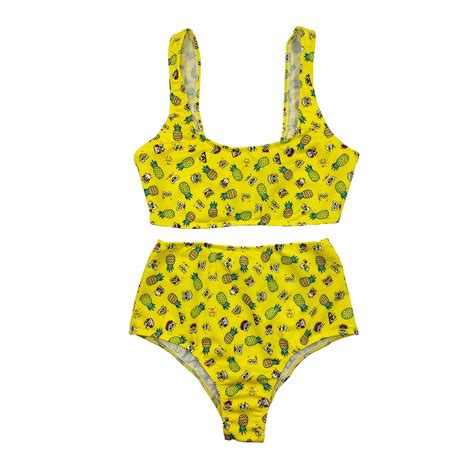 Bikini Alta Bob Esponja Tienda FunBox