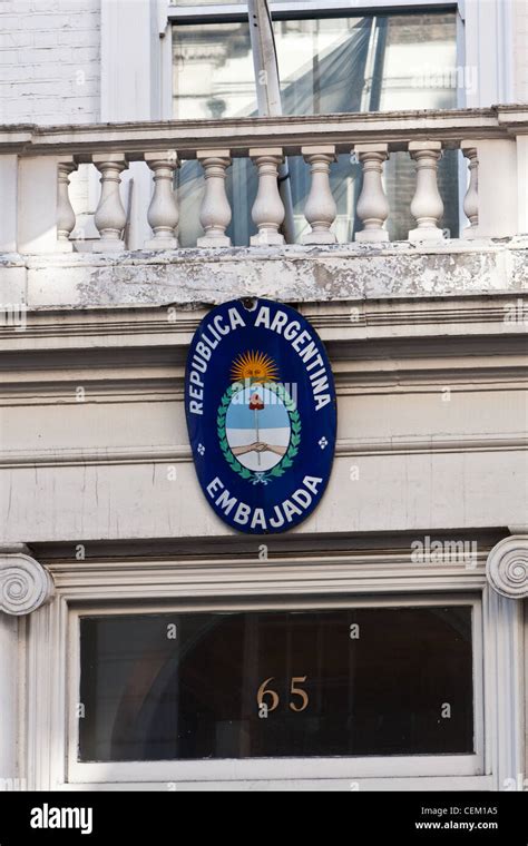 The Argentine Embassy in London Stock Photo - Alamy