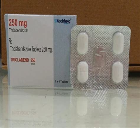 Triclabendazole 250mg Tablet at Rs 199/stripe | Anthelmintics in Nagpur ...