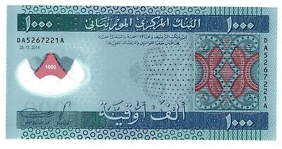 Mauritania P Ouguiya Unc Polymer Ebay