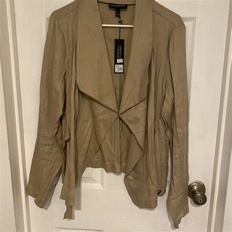 Lane Bryant Women S Khaki Jacket Depop