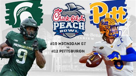 Peach Bowl Preview: Michigan State vs Pittsburgh - Win Big Sports