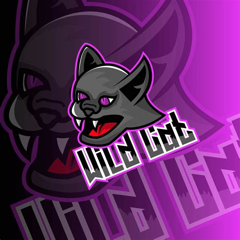 Wild Cat Mascot Sport Esport Logo Design The High Resolution Esport