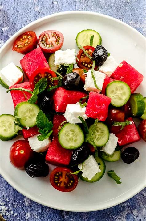 feta watermelon salad     recipe