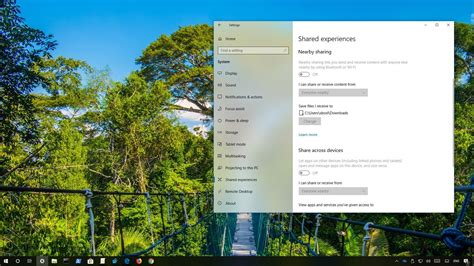 How To Disable Shared Experiences On Windows 10 Windows Central